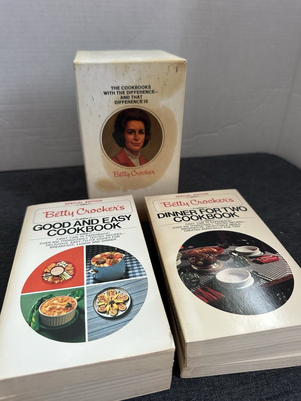 Vintage 1977 Betty Crocker 50th Anniversary Cookbook Box Set 5 Books Complete